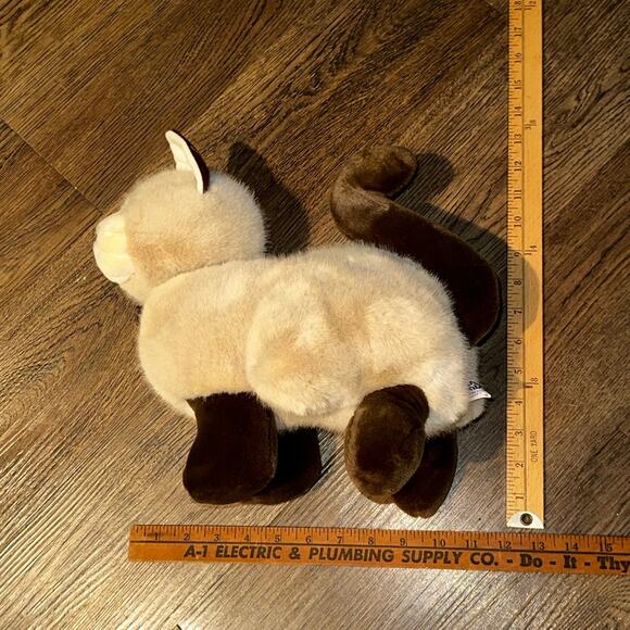 Vtg PLAYFUL PALS by Mervyns Siamese Cat Korea 12" - Picture 9 of 9